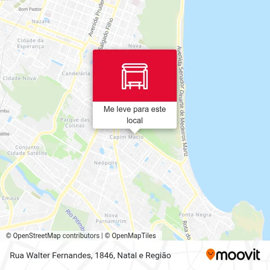 Rua Walter Fernandes, 1846 mapa