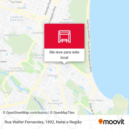 Rua Walter Fernandes, 1892 mapa