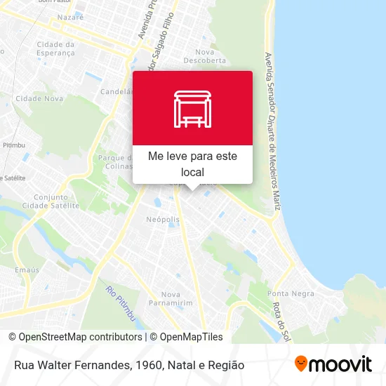 Rua Walter Fernandes, 1960 mapa