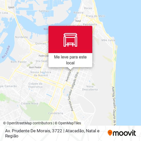 Av. Prudente De Morais, 3722 | Atacadão mapa