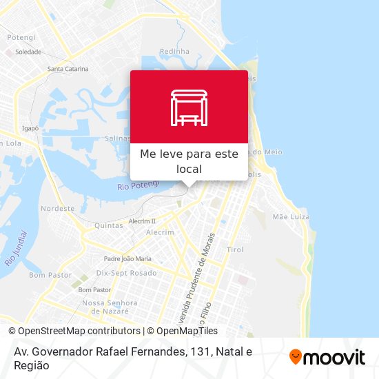 Av. Governador Rafael Fernandes, 131 mapa