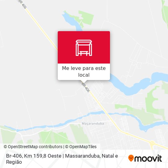 Br-406, Km 159,8 Oeste | Massaranduba mapa