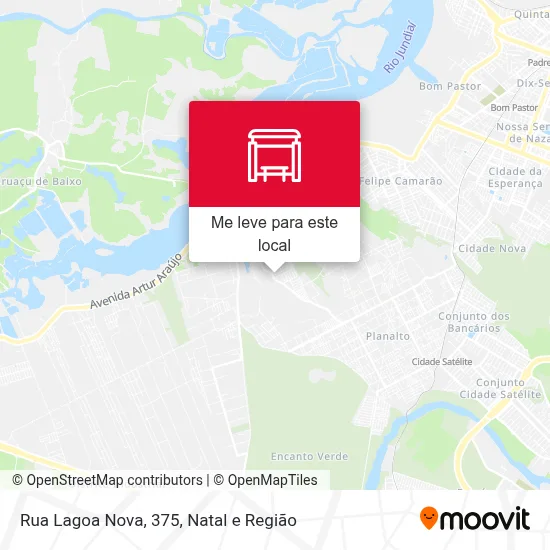 Rua Lagoa Nova, 375 mapa