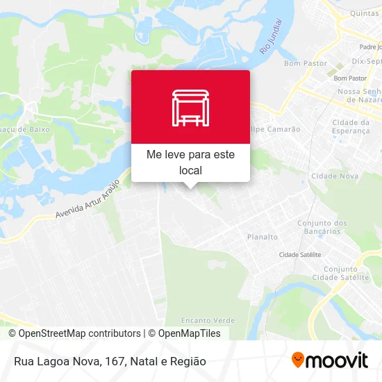 Rua Lagoa Nova, 167 mapa
