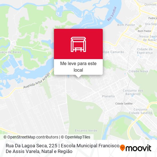 Rua Da Lagoa Seca, 225 | Escola Municipal Francisco De Assis Varela mapa