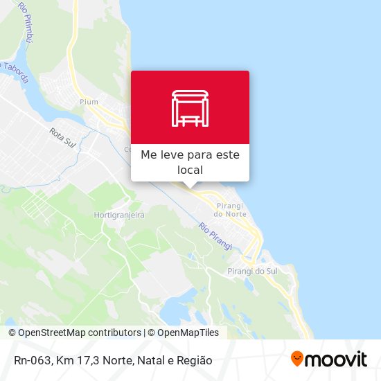 Rn-063, Km 17,3 Norte mapa