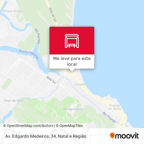 Av. Edgardo Medeiros, 34 mapa