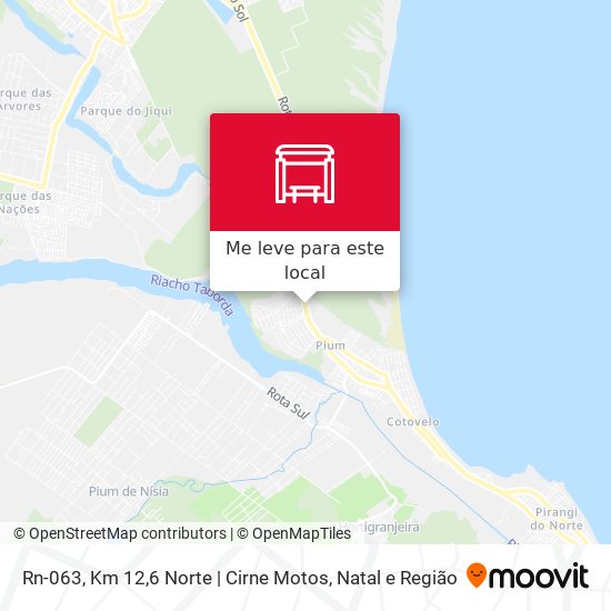 Rn-063, Km 12,6 Norte | Cirne Motos mapa