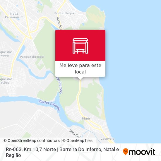 Rn-063, Km 10,7 Norte | Barreira Do Inferno mapa