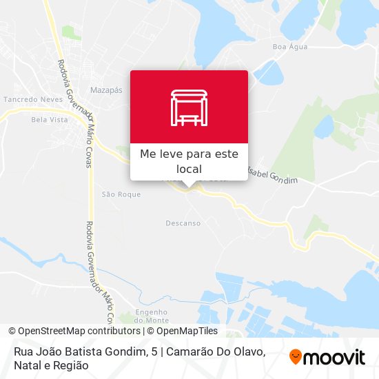Rua João Batista Gondim, 5 | Camarão Do Olavo mapa