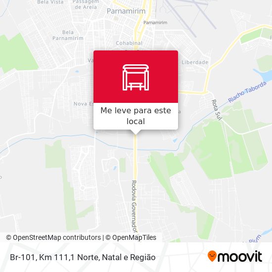 Br-101, Km 111,1 Norte mapa
