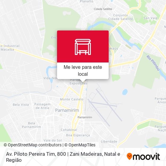 Av. Piloto Pereira Tim, 800 | Zani Madeiras mapa