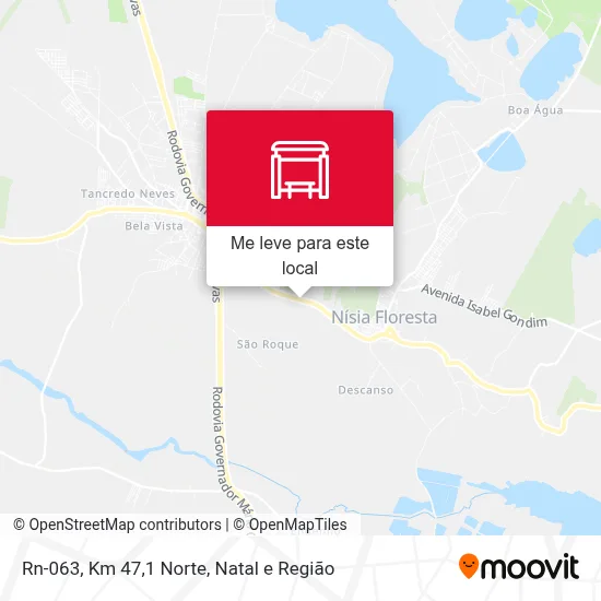 Rn-063, Km 47,1 Norte mapa