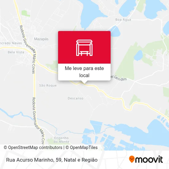 Rua Acurso Marinho, 59 mapa