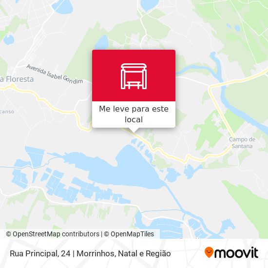 Rua Principal, 24 | Morrinhos mapa