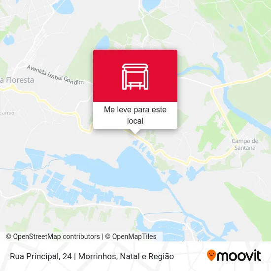 Rua Principal, 24 | Morrinhos mapa