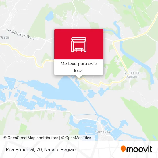 Rua Principal, 70 mapa