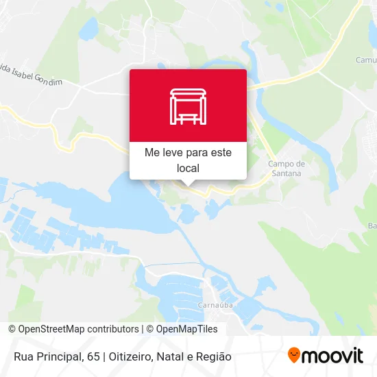 Rua Principal, 65 | Oitizeiro mapa