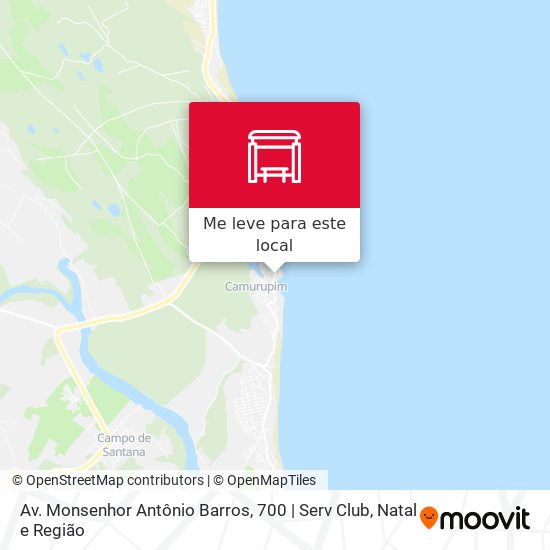Av. Monsenhor Antônio Barros, 700 | Serv Club mapa