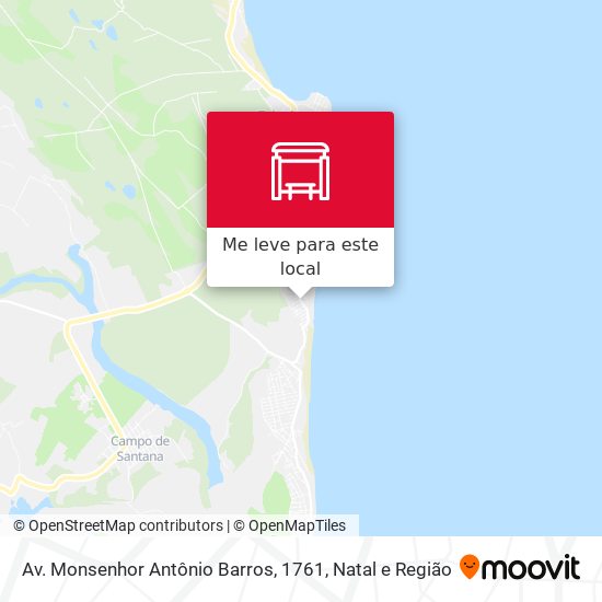 Av. Monsenhor Antônio Barros, 1761 mapa