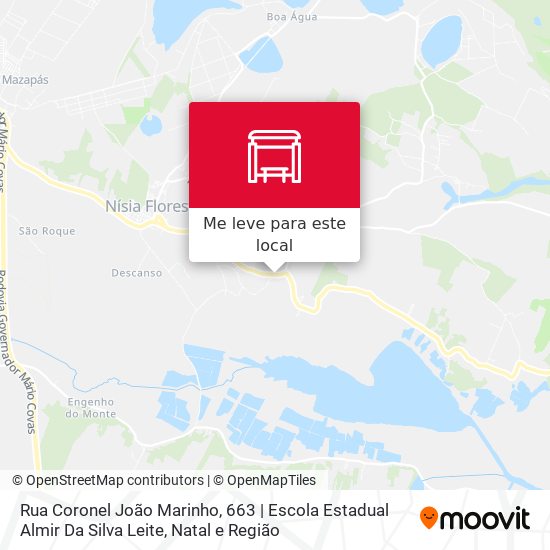 Rua Coronel João Marinho, 663 | Escola Estadual Almir Da Silva Leite mapa