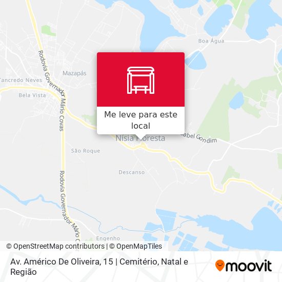 Av. Américo De Oliveira, 15 | Cemitério mapa