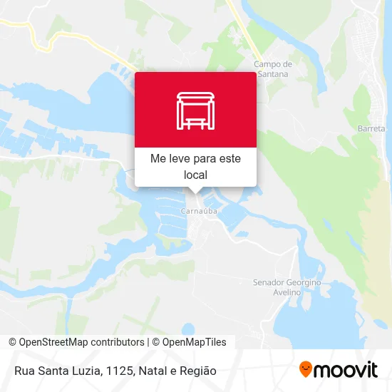 Rua Santa Luzia, 1125 mapa