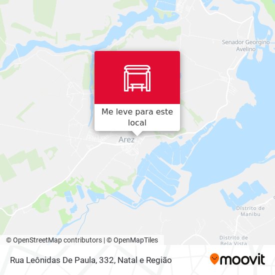 Rua Leônidas De Paula, 332 mapa