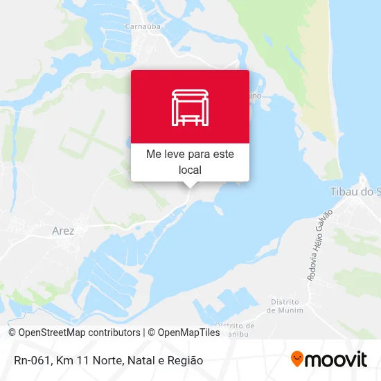 Rn-061, Km 11 Norte mapa