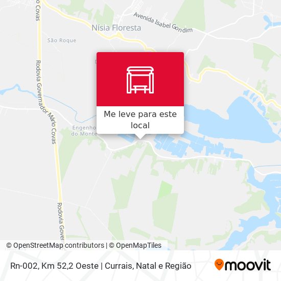 Rn-002, Km 52,2 Oeste | Currais mapa