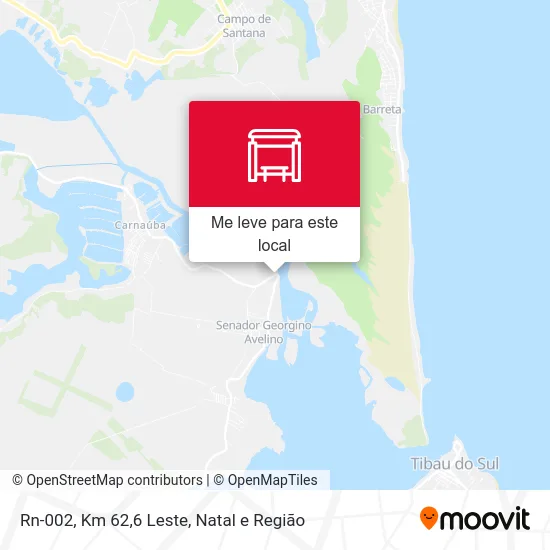 Rn-002, Km 62,6 Leste mapa