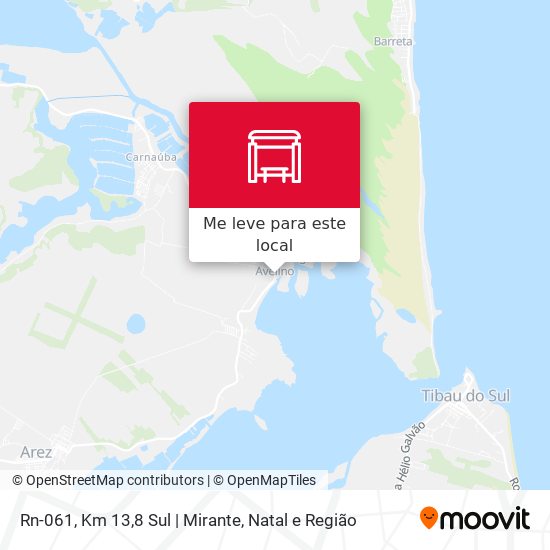Rn-061, Km 13,8 Sul | Mirante mapa