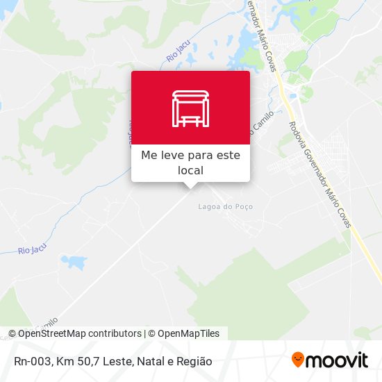 Rn-003, Km 50,7 Leste mapa
