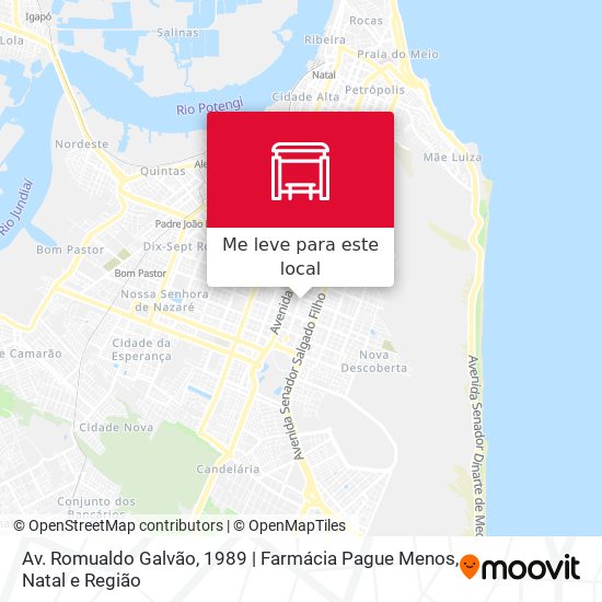 Av. Romualdo Galvão, 1989 | Farmácia Pague Menos mapa