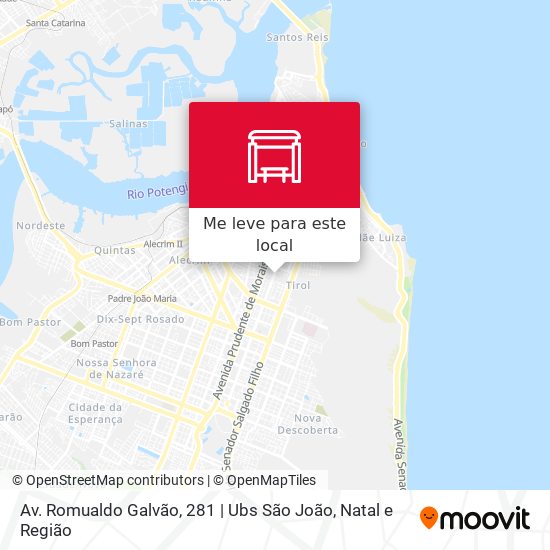 Av. Romualdo Galvão, 281 | Ubs São João mapa