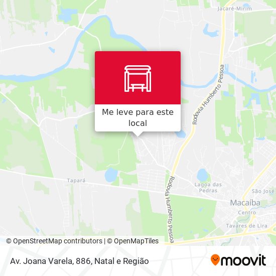 Av. Joana Varela, 886 mapa