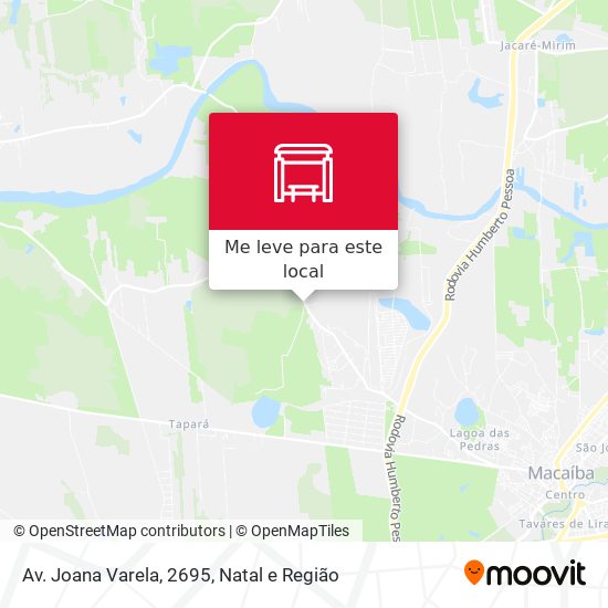Av. Joana Varela, 2695 mapa