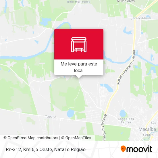 Rn-312, Km 6,5 Oeste mapa