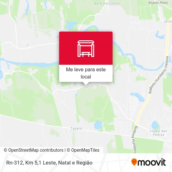 Rn-312, Km 5,1 Leste mapa