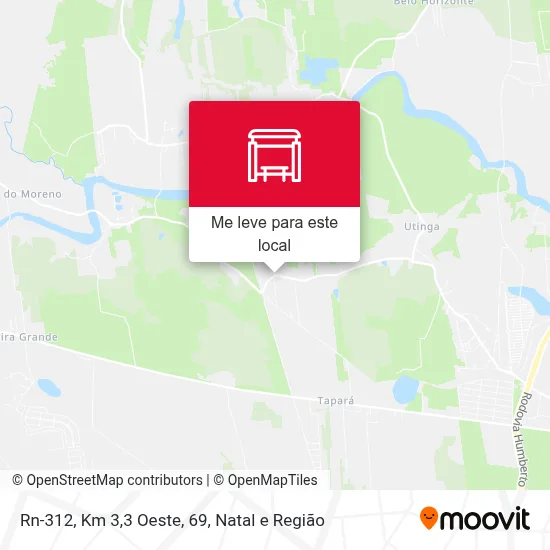 Rn-312, Km 3,3 Oeste, 69 mapa