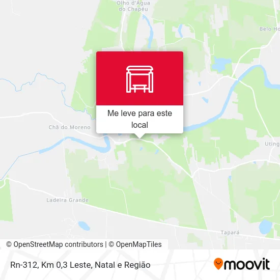 Rn-312, Km 0,3 Leste mapa