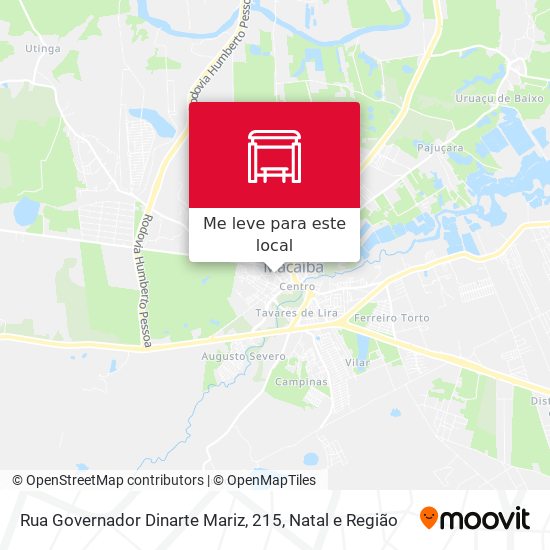 Rua Governador Dinarte Mariz, 215 mapa