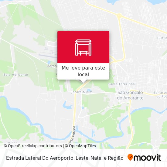 Estrada Lateral Do Aeroporto, Leste mapa