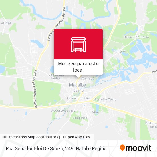 Rua Senador Elói De Souza, 249 mapa