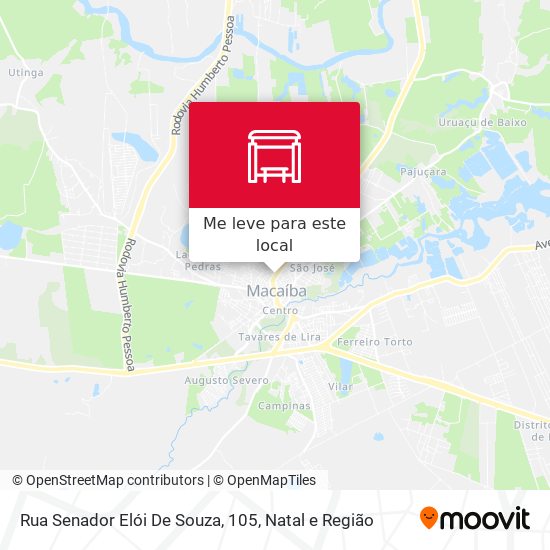 Rua Senador Elói De Souza, 105 mapa