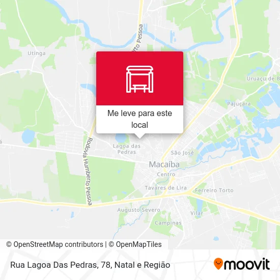 Rua Lagoa Das Pedras, 78 mapa