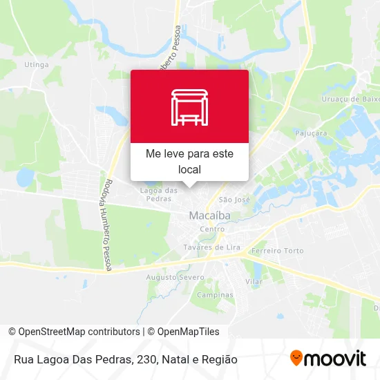 Rua Lagoa Das Pedras, 230 mapa