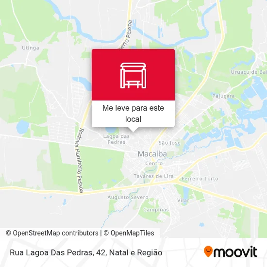 Rua Lagoa Das Pedras, 42 mapa