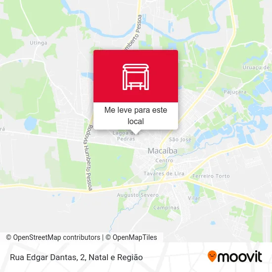 Rua Edgar Dantas, 2 mapa