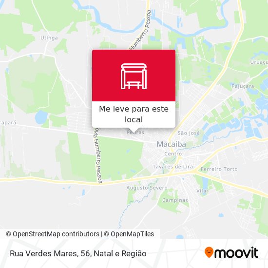 Rua Verdes Mares, 56 mapa